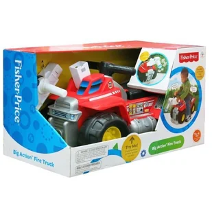 FISHER PRICE 1038276 Jeździk strażaka Big Action - Leżaczki i huśtawki - miniaturka - grafika 1