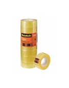 Kleje biurowe - 3M SCOTCH SCOTCH Taśma samoprzylepna ekonomiczna SCOTCH 508 19mm 33m 8szt - miniaturka - grafika 1