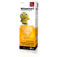 Witaminy i minerały - Witamina C 100mg/ml krople, 40ml Polski Instytut Farmacji - miniaturka - grafika 1