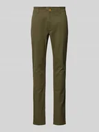 Spodnie męskie - Spodnie o kroju slim fit z wpuszczanymi kieszeniami model ‘NATAN’ - miniaturka - grafika 1