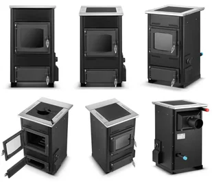 Kuchnia węglowa kocioł piec CO z płaszczem wodnym 10-12kW (średnica wylotu spalin: 120 mm) - spełnia anty-smogowy EkoProjekt 99682506 - Kuchnie węglowe - miniaturka - grafika 13