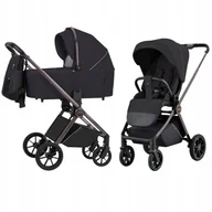 Wózki dziecięce - Wózek dla dziecka CARRELLO Ultra CRL-6525 2w1 Night Black - miniaturka - grafika 1