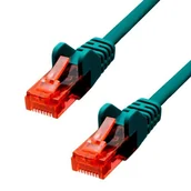 Patchcordy - ProXtend V-6UTP-05GR kabel sieciowy Zielony 5 m Cat6 U/UTP (UTP) - miniaturka - grafika 1