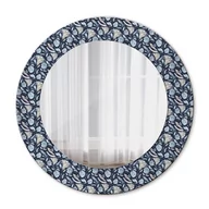 Lustra - Nowoczesne Lustro w ramie Wzór boho 50cm - miniaturka - grafika 1
