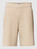 Spodnie sportowe męskie - Szorty o kroju regular fit z kieszenią z tyłu - miniaturka - grafika 1