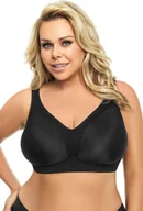 Biustonosze - Gorsenia Gorsenia K422 Anya czarny 90I Biustonosz miękki - miniaturka - grafika 1