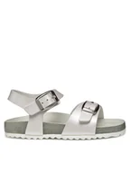 Buty dla dziewczynek - Geox Sandały J Adriel J558MI 000NF C0007 D Biały - miniaturka - grafika 1