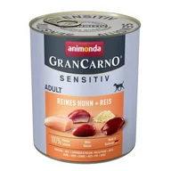 Mokra karma dla psów - animonda GranCarno Adult Sensitiv Kurczak i ryż 6x800 g - miniaturka - grafika 1