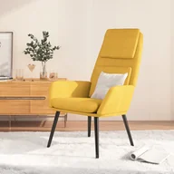 Fotele - Lumarko Fotel, musztardowy, obity tkaniną! - miniaturka - grafika 1