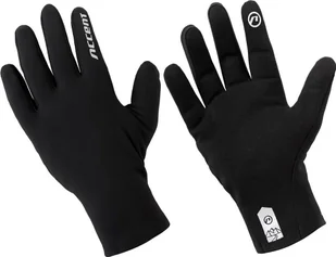 Accent Rękawiczki z długimi palcami Accent Pure Long, czarne, XL - Rękawiczki rowerowe - miniaturka - grafika 1