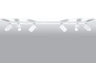 Lampy sufitowe - Sollux Lighting Plafon RING 6L biały - miniaturka - grafika 1