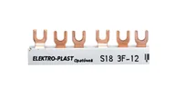Inne akcesoria elektryczne - Elektro-Plast Szyna prądowa S18 3F-12 45.388 - miniaturka - grafika 1