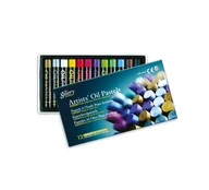 Przybory szkolne - Mungyo Pastele olejne MOP-12M kolory metaliczne 12 kolorów 12 szt. - miniaturka - grafika 1