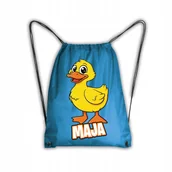 Plecaki worki - Worek Szkolny Na Buty Workoplecak WF KACZKA KACZUSZKA SŁODKA + IMIĘ #1 #1 - miniaturka - grafika 1