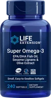 Witaminy i minerały - Omega Pharma Life Extension Life Extension Super 3 EPA / DHA - 240 kapsułek - miniaturka - grafika 1