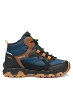 Buty trekkingowe dziecięce - Geox Trekkingi J Magnetar B Abx J463ZC 050FU C0948 S Granatowy - miniaturka - grafika 1