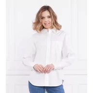 Koszule damskie - Calvin Klein Koszula RELAXED COTTON SHIRT | Relaxed fit - miniaturka - grafika 1