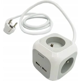 Brennenstuhl przedłużacz biurkowy kostka USB 1150101 - Przedłużacze i rozgałęźniki - miniaturka - grafika 1