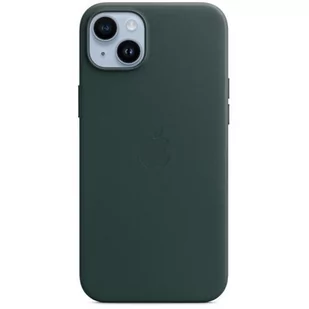 Etui APPLE Leather Case MagSafe do iPhone 14 Plus Leśna zieleń - Etui i futerały do telefonów - miniaturka - grafika 1