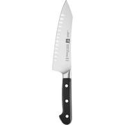 Noże kuchenne - Zwilling Kompaktowy nóż Santoku z rowkami Pro 18 cm 38418-181-0 - miniaturka - grafika 1