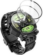 Akcesoria do smartwatchy - Supcase Etui z paskiem + 2 szkła i-Blason Armorbox do Galaxy Watch 6 / 5 / 4 (44mm), czarne - miniaturka - grafika 1