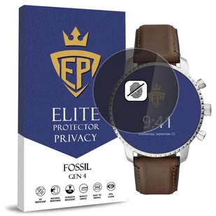 FOLIA 5D PRYWATYZUJĄCA SZKŁO ANTI-SPY DO FOSSIL GEN 4 CAŁY EKRAN - Akcesoria do smartwatchy - miniaturka - grafika 1