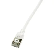 Kable komputerowe i do monitorów - LogiLink CQ9021S kabel sieciowy Biały 0,5 m Cat6a S/UTP (STP) CQ9021S - miniaturka - grafika 1