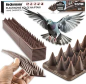 Zwalczanie i odstraszanie szkodników - Heckermann Plastikowe kolce na ptaki odstraszające gołębie opak. 10szt. Heckermann SK419 - miniaturka - grafika 1