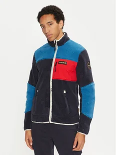 Napapijri Polar Yupik NP0A4GNT Granatowy Regular Fit - Bluzy męskie - miniaturka - grafika 1