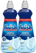 Środki do zmywarek - Finish Zestaw Nabłyszczacz Płyn Do Zmywarki Mix 2X400Ml - miniaturka - grafika 1