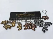 Breloki - Brelok słoń metalowy 12szt - miniaturka - grafika 1