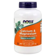 Witaminy i minerały - Now Foods NOW Calcium&Magnesium 227g - miniaturka - grafika 1