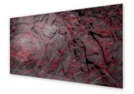 Dekoracje domu - Panel kuchenny HOMEPRINT Czarno czerwona skała 140x70 cm - miniaturka - grafika 1