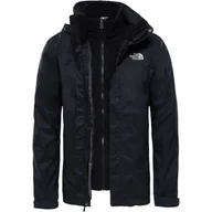 Kurtki męskie - Kurtka The North Face Evolve II Triclimate 00CG55JK31 - czarna - miniaturka - grafika 1