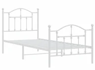 Łóżka - Białe metalowe łóżko industrialne 90x200 cm R5-E48 - miniaturka - grafika 1