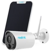 Systemy inteligentnych domów - Kamera bezprzewodowa Reolink Argus ECO-V2 + Panel solarny (biała) - miniaturka - grafika 1