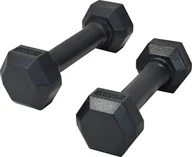 Hantle i ciężarki - Hantle żeliwne Hex hexagonalne Kawmet 2x5kg - miniaturka - grafika 1
