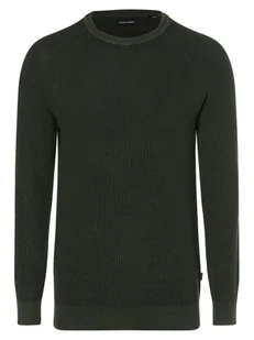 Jack & Jones - Sweter męski Jjematt, zielony - Swetry męskie - miniaturka - grafika 1