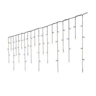 Lampki zewnętrzne kurtyna 175 LED ciepły/zimny biały - Oświetlenie świąteczne - miniaturka - grafika 1