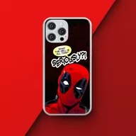 Etui i futerały do telefonów - Etui Deadpool 010 Marvel Nadruk pełny Czarny Producent: Xiaomi, Model: REDMI 10C - miniaturka - grafika 1