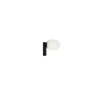 Lampy ścienne - Nowodvorski Lampa ścienna do łazienki ICE EGG C G9 25W wys. 19cm czarny 8132 - miniaturka - grafika 1