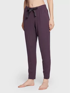 Piżamy damskie - Seidensticker Spodnie piżamowe 12.520663 Fioletowy Regular Fit - grafika 1