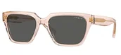 Okulary przeciwsłoneczne - Vogue VO 5512S HAILEY BIEBER X VOGUE EYEWEAR Kobiety Okulary przeciwsłoneczne LIGHT PINK/GREY 55/17/140 - miniaturka - grafika 1