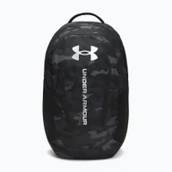 Plecaki - Plecak miejski Under Armour Hustle 6.0 29 l black/black/metallic silver WYSYŁKA W 24H 30 DNI NA ZWROT - miniaturka - grafika 1