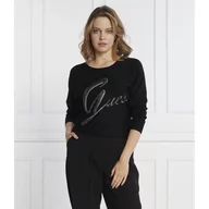Bluzki damskie - GUESS Bluzka | Regular Fit - miniaturka - grafika 1