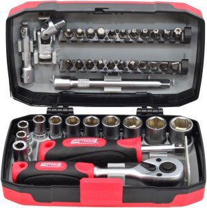 AWTools ZESTAW KLUCZY 38el. 1/4