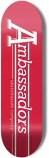deck AMBASSADORS COMPANY HIGH DECK Red - Deski snowboardowe - miniaturka - grafika 1