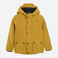 Kurtki i płaszcze dla chłopców - Kurtka parka wielosezonowa chłopięca Cool Club COB2420162 134 cm Yellow (5903977140470) - miniaturka - grafika 1