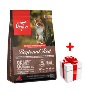 ORIJEN Regional Red Cat 1,8kg + niespodzianka dla kota - Sucha karma dla kotów - miniaturka - grafika 1