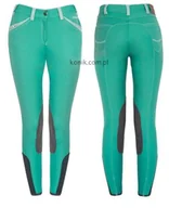 Bryczesy - Pikeur Bryczesy CORENA pół lej turquoise slat - miniaturka - grafika 1